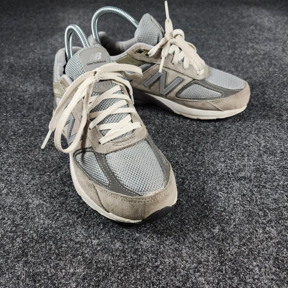 New Balance 990v5 Sneakers Women 5 Grey Low Top Suede Mesh